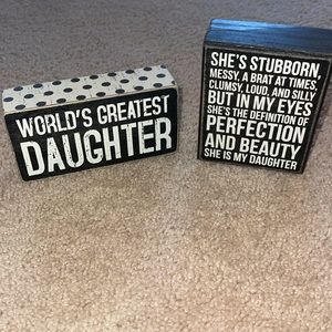 Daughter Signs